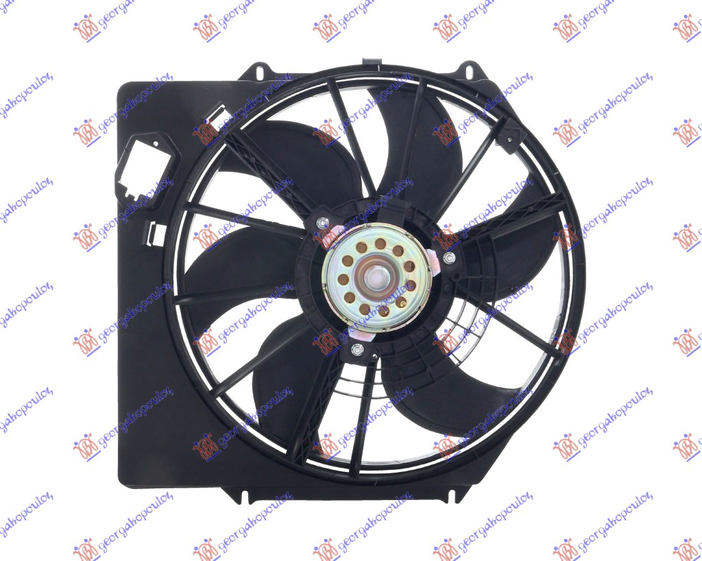 RENAULT KANGOO 98-03 VENTILATOR (BENZIN/DIZEL) (+AC) (38cm) SRAF