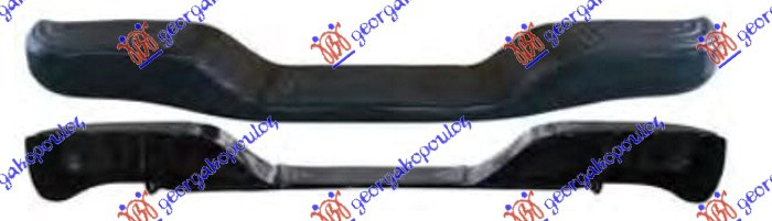 TOYOTA HI-LUX (LN 150/170) 4WD 98-01 ZADNJI BRANIK CRNI (P/U) (BEZ KUKE)
