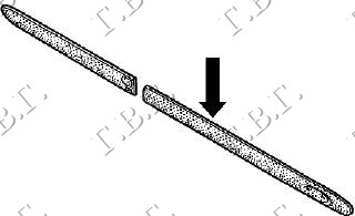 RENAULT CLIO 01-06/CAMPUS 04-/THALIA 01- LAJSNA PREDNJIH VRATA 5 VRATA