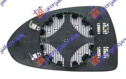 OPEL CORSA D 06-15 STAKLO RETROVIZORA SA GREJACEM (KONVEKSNO)