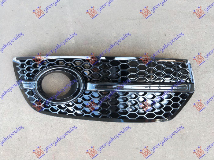 AUDI Q5 08-12 RESETKA PREDNJEG BRANIKA (SA MAGLENKOM) (CRNA LAJSNA) (S-LOOK)