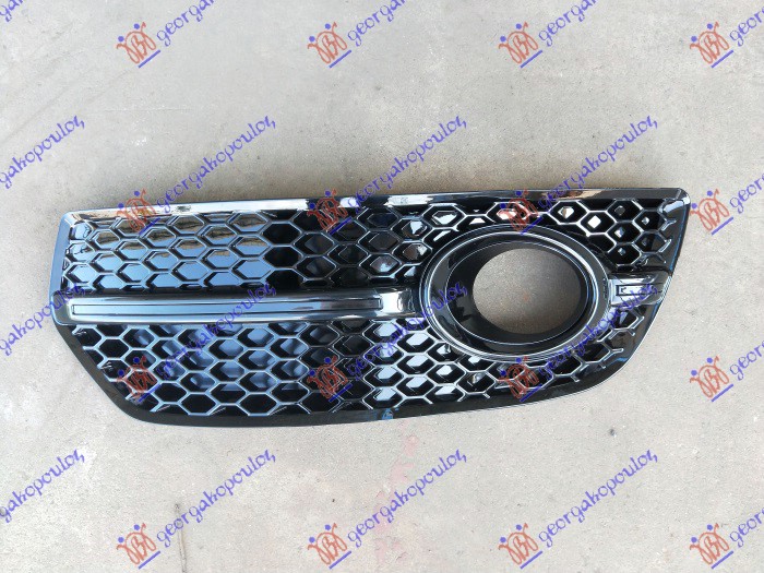 AUDI Q5 08-12 RESETKA PREDNJEG BRANIKA (SA MAGLENKOM) (CRNA LAJSNA) (S-LOOK)