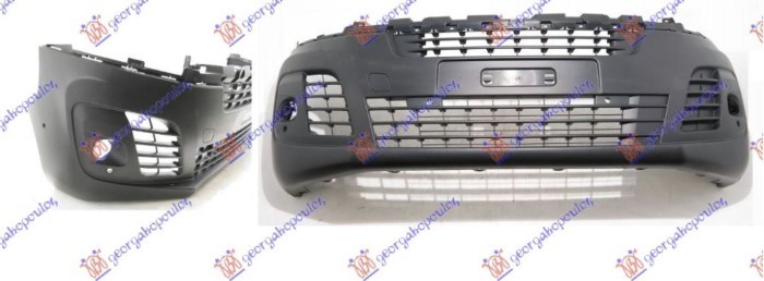 FIAT SCUDO 22-25 PREDNJI BRANIK MAT-CRNI (SA MAGLENKAMA) (6 PDC SENZORI)