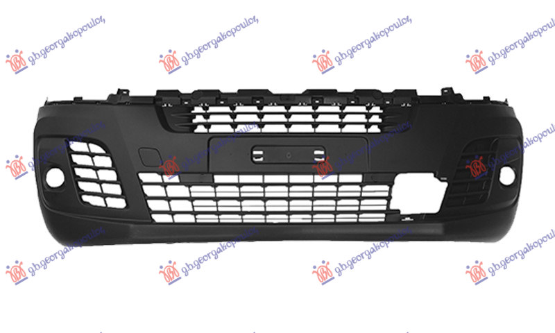 OPEL VIVARO 19-24 PREDNJI BRANIK CRNI (MAGLENKE) (SA/BEZ PDC SENZORA) (SENZOR PRIBLIZAVANJA) (A KVALITET)
