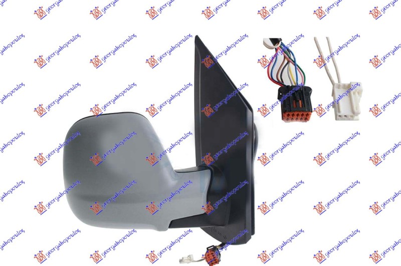 OPEL ZAFIRA LIFE 19- RETROVIZOR ELEKTRICNI SA GREJACEM PM (ELEKTRO-SKLOPIV) (SENZOR) (MRTAV UGAO) (9+2 PIN) (KONVEKSNO STAKLO)