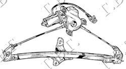 SUZUKI WAGON R 99-06 PODIZAC PREDNJEG PROZORA ELEKTRICNI