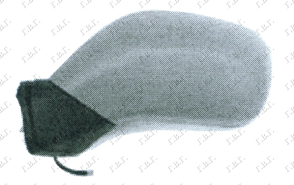 SUZUKI WAGON R 99-06 RETROVIZOR ELEKTRICNI PM 2000- (A KVALITET) (KONVEKSNO STAKLO)